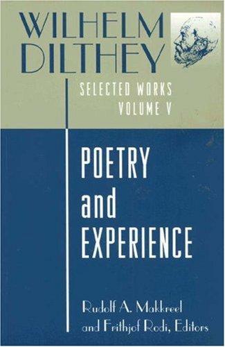 Cover for Wilhelm Dilthey: Selected Works, Volume V