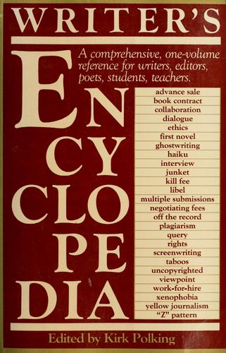 Cover for Writer's encyclopedia