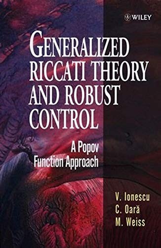 Cover for Generalized Riccati Theory and Robust Control