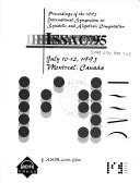 Cover for ISSAC '95