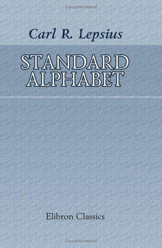 Cover for Standard Alphabet for Reducing Unwritten Languages and Foreign Graphic Systems to a Uniform Orthography in European Letters