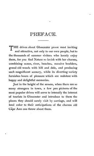 Cover for Pleasure drives around Cape Ann.
