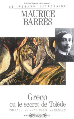 Cover for Gréco ou le secret de Tolède
