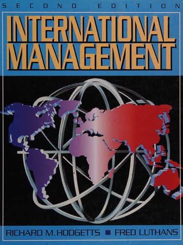 Cover for International management