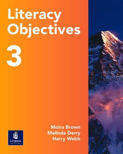 Cover for Literacy Objectives
