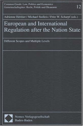 Cover for European And International Regulation After the Nation State
