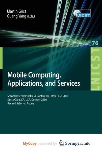 Cover for Mobile Computing, Applications, and Services