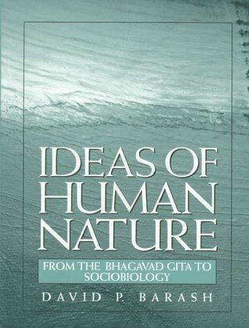 Cover for Ideas of human nature