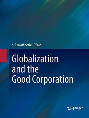 Cover for Globalization and the Good Corporation