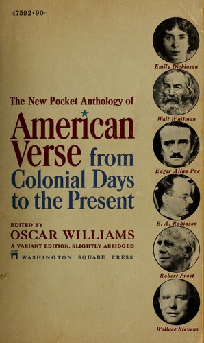 Cover for The new pocket anthology of American verse
