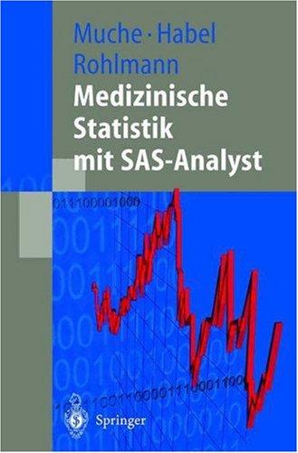 Cover for Medizinische Statistik mit SAS-Analyst