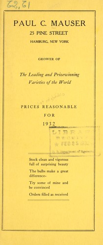 Cover for Prices reasonable for 1932