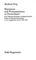 Cover for Marxismus und Protestantismus in Deutschland