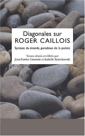 Cover for Diagonales sur Roger Caillois