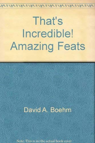 Cover for That's incredible!