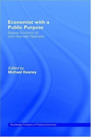 Cover for Economist With a Public Purpose