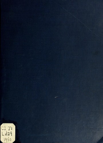 Cover for Lineage of Reuben Leighton, Barrington, N.H. 1770 - Newbury, Vt. 1842