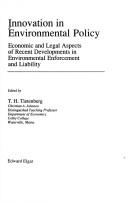 Cover for Innovation in Environmental Policy