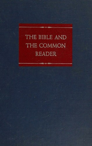 Cover for The Bible and the common reader