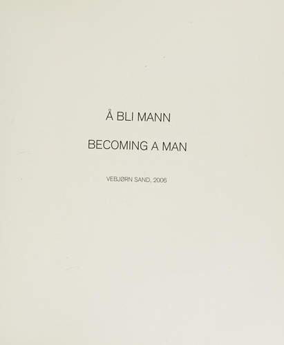 Cover for Å bli mann