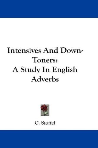 Cover for Intensives And Down-Toners