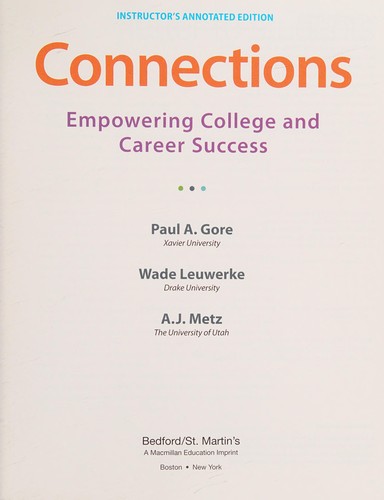Cover for Connections