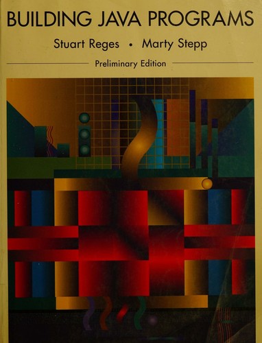 Cover for Building JAVA Programs