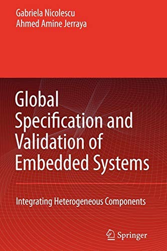 Cover for Global Specification and Validation of Embedded Systems
