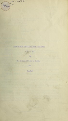 Cover for [Report 1952]