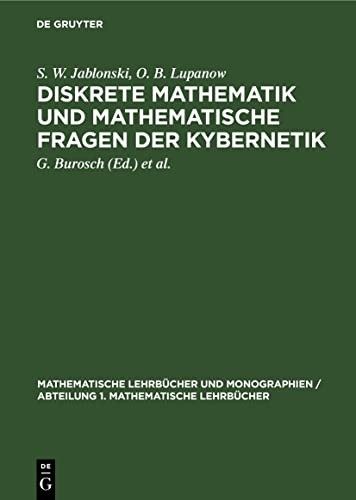 Cover for Diskrete Mathematik und Mathematische Fragen der Kybernetik