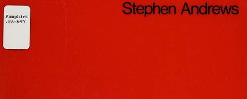 Cover for Stephen Andrews