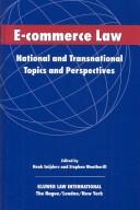 Cover for E-Commerce Law