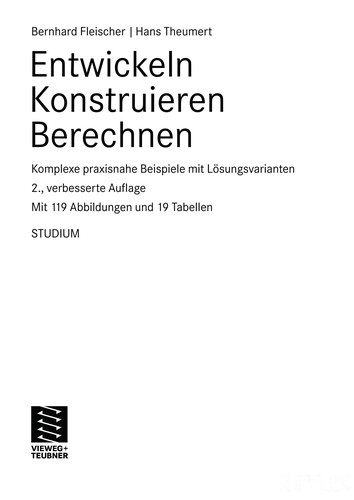 Cover for Entwickeln, konstruieren, berechnen