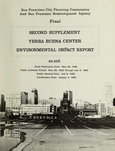 Cover for Yerba Buena Center environmental impact report