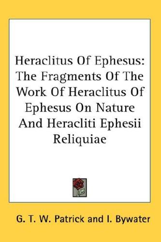 Cover for Heraclitus Of Ephesus