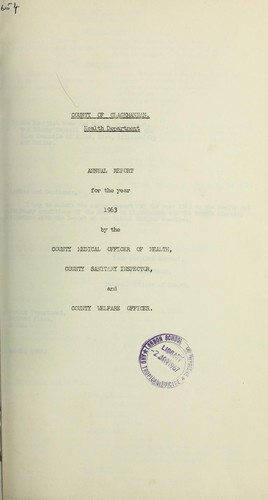 Cover for [Report 1963]