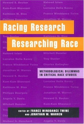 Cover for Racing Research, Researching Race