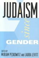 Cover for Judaism since gender