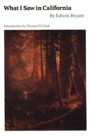 Cover for What I saw in California