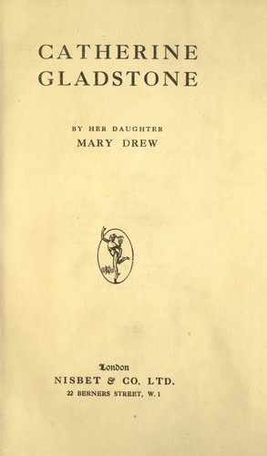 Cover for Catherine Gladstone