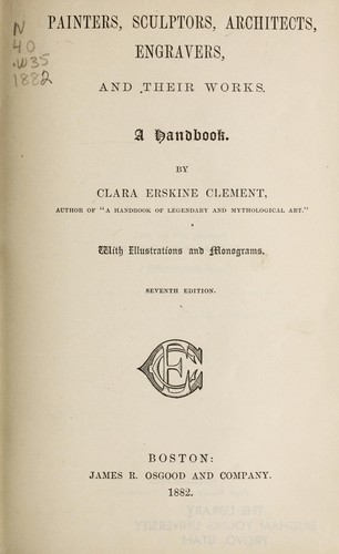 Cover for Painters, sculptors, architects, engravers, and their works