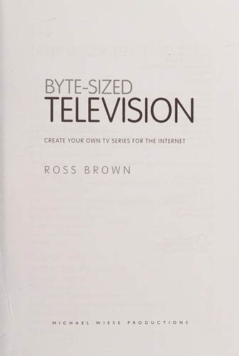 Cover for Byte-sized television