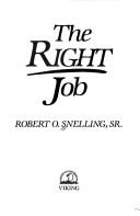 Cover for The right job
