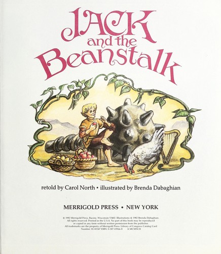 Cover for Jack and the beanstalk