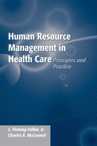 Cover for Human Resource Management in Health Care Organizations