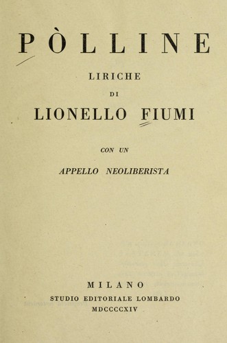Cover for Polline