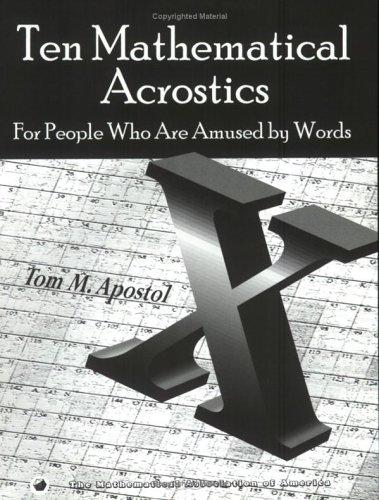 Cover for Ten Mathematical Acrostics