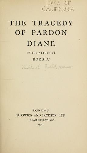 Cover for The tragedy of pardon
