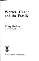 Cover for Women, health, and the family