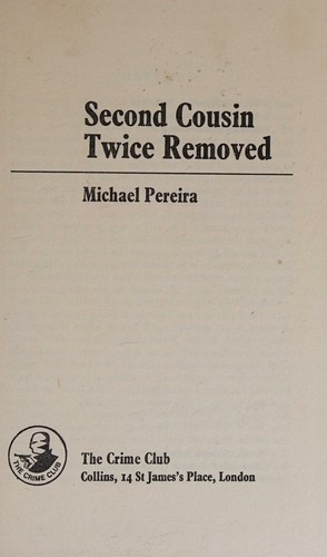 Cover for Second cousin twice removed